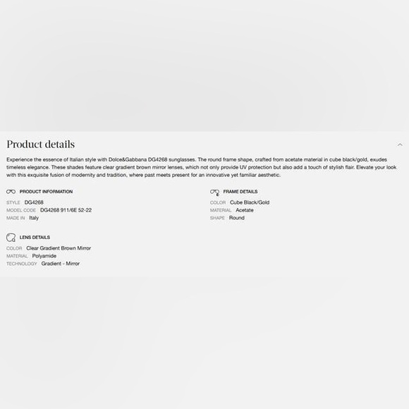 EUC Dolce & Gabbana DG4268 Brown Patterned Sunglasses - Picture 9 of 9